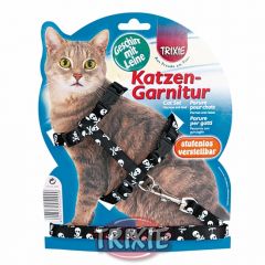 Шлея + поводок для кошки Trixie, TX-41894