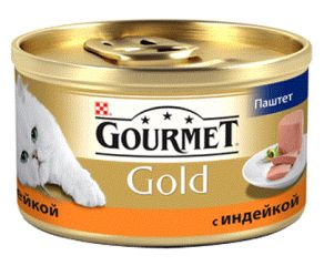 Gourmet Gold (Гурмет Голд ) корм консервы для кошек паштет с индейкой
