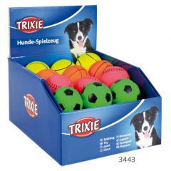 Резиновый мяч для собак цветной Trixie 3443