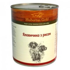 Hubertus (Хубертус) Gold Forest Edition Говядина и рис консервы для собак 800г
