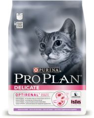 Purina Pro Plan (Про План) Delicate Adult Turkey & Rice сухой суперпремиум корм для взрослых кошек с чувствительной кожей и пищеварением