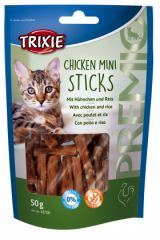Лакомство для кошек PREMIO Chicken Mini Sticks с витаминами Трикси 42708