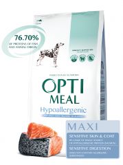 Optimeal Hypoallergenic Maxi Гипоаллергенный корм с лососем для собак крупных пород