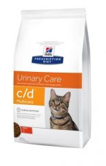 Hills Prescription Diet Urinary Care c/d Multicare Chicken Лечебный корм с курицей для нижних мочевыводящих путей у кошек