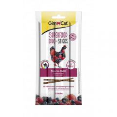GimCat Superfood Duo-sticks Дуо-палочки с цыпленком и ягодами для котов