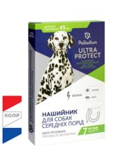 Palladium Ultra Protect Ошейник от блох и клещей для собак СРЕДНИХ пород, 45 см