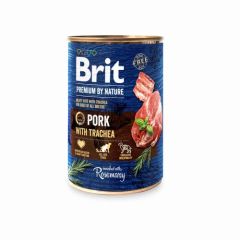 Brit Premium by Nature k 400 г свинина со свиной трахеей