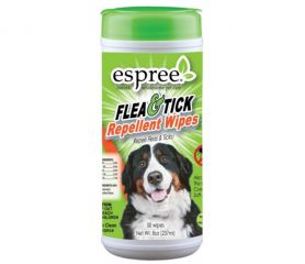 Espree Flea & Tick Repellent Wipes Репеллентные салфетки для собак и кошек возрастом от 3 мес