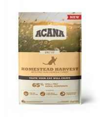 Acana Homestead Harvest Adult Cat Chicken & Turkey Сухой корм для кошек с курицей и индейкой