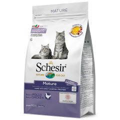 Schesir Cat Mature сухой монопротеиновый корм с курицей для пожилых котов