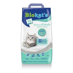 BioKat's Bianco Fresh Комкующийся глиняный наполнитель для кошачьего туалета с ароматом весенних трав