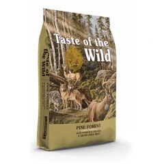 Taste of the Wild Pine Forest Canine сухой беззерновой корм холистик с олениной для собак всех пород