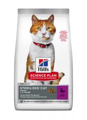 Hills Science Plan Sterilised Cat Adult With Duck Сухий корм для стерилізованих котів з качкою