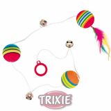 Мячики с бубенчиками на шнурке Trixie TX-4133