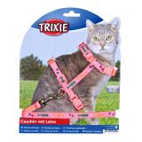 Шлея с поводком для кошки Trixie 4209