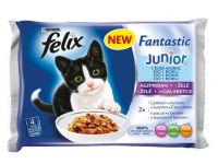 Felix Fantastic JUNIOR (Феликс Фантастик юниор) корм консервы для котят кусочки с курицей в желе пауч