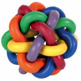 Мяч клубок разноцветный для собак Трикси 32621-32622
