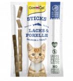 Gimcat Sticks мясные палочки для кошек с лососем и форелью