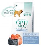 Optimeal Hypoallergenic Medium Adult Dog Сухой гиппоаллергенный корм с лососем для взрослых собак средних пород