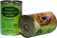 Baskerville (Баскервиль) Баранина, Картофель, Тыква консерва для собак