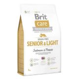 Brit (Брит) Care Grain-free Senior&Light Salmon сухой корм с лососем для стареющих собак с избыточным весом