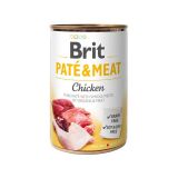 Brit Pate & Meat Chicken Консервы Брит кусочки курицы в паштете для собак
