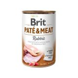 Brit Pate & Meat Rabbit Консервы Брит кусочки кролика в паштете для собак