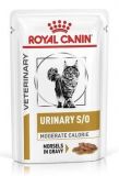 Royal Canin Urinary Feline S/O Moderate Calorie Gravy (пауч) Лечебные консервы для кошек кусочки в соусе