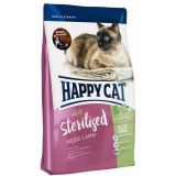 Happy Cat (Хеппи Кет) Sterilised Weide-Lamm. Сухой корм с ягненком для стерилизованных кошек и кастрированных котов