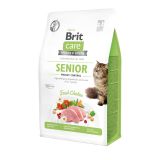 Brit Care Cat GF Senior Weight Control сухой беззерновой корм контроль веса для взрослых котов и кошек