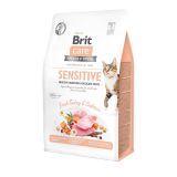Brit Care Cat GF Sensitive HDigestion & Delicate Taste сухой беззерновой корм для чувствительного пищеварения привередливых кошек