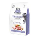 Brit Care Cat GF Sterilized Weight Control сухой беззерновой корм контроль веса для стерилизованных котов и кошек всех пород