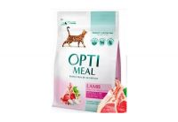 Optimeal Lamb Сухой корм с ягненком для взрослых кошек с чувствительным пищеварением