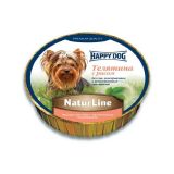 Happy Dog (Хеппи Дог) Schale NaturLine KalbReis - Консервированный корм паштет для собак с телятиной и рисом