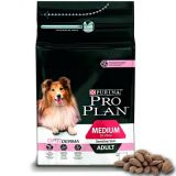 Purina Pro Plan (Пурина ПроПлан) ADULT MEDIUM Sensitive Skin OPTIDERMA сухой корм для взрослых собак средних пород с лососем и рисом