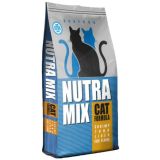 Nutra Mix Seafood сухой повседневный корм для взрослых кошек всех пород с рыбой и морепродуктами