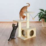 Домик для кошки с когтеточками и мягкими лежанками 